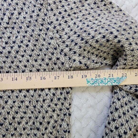 Vintage Kreeger & Sons Wool Birdseye‎ Cardigan Grandpa Metal Buttons Womens M - Picture 15 of 16